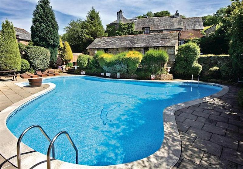 Heated swimming pool